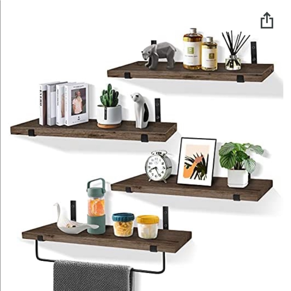 Floating shelves